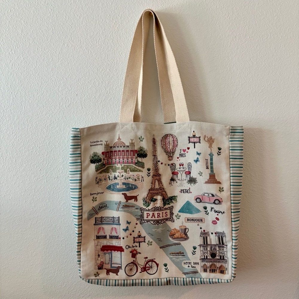 Beautiful Scenic Collage Paris Tote Bag